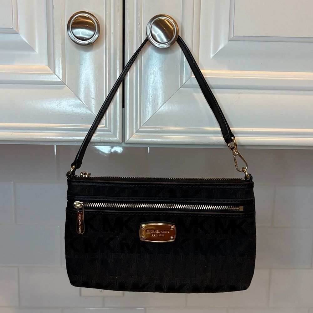 Michael Kors Bag Purse Handbag Mini Bag Signature MK Demi Wristlet Pocketbook
